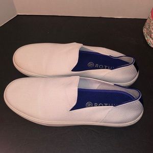 Rothy’s sneaker slip on white size 10.5 excellent condition